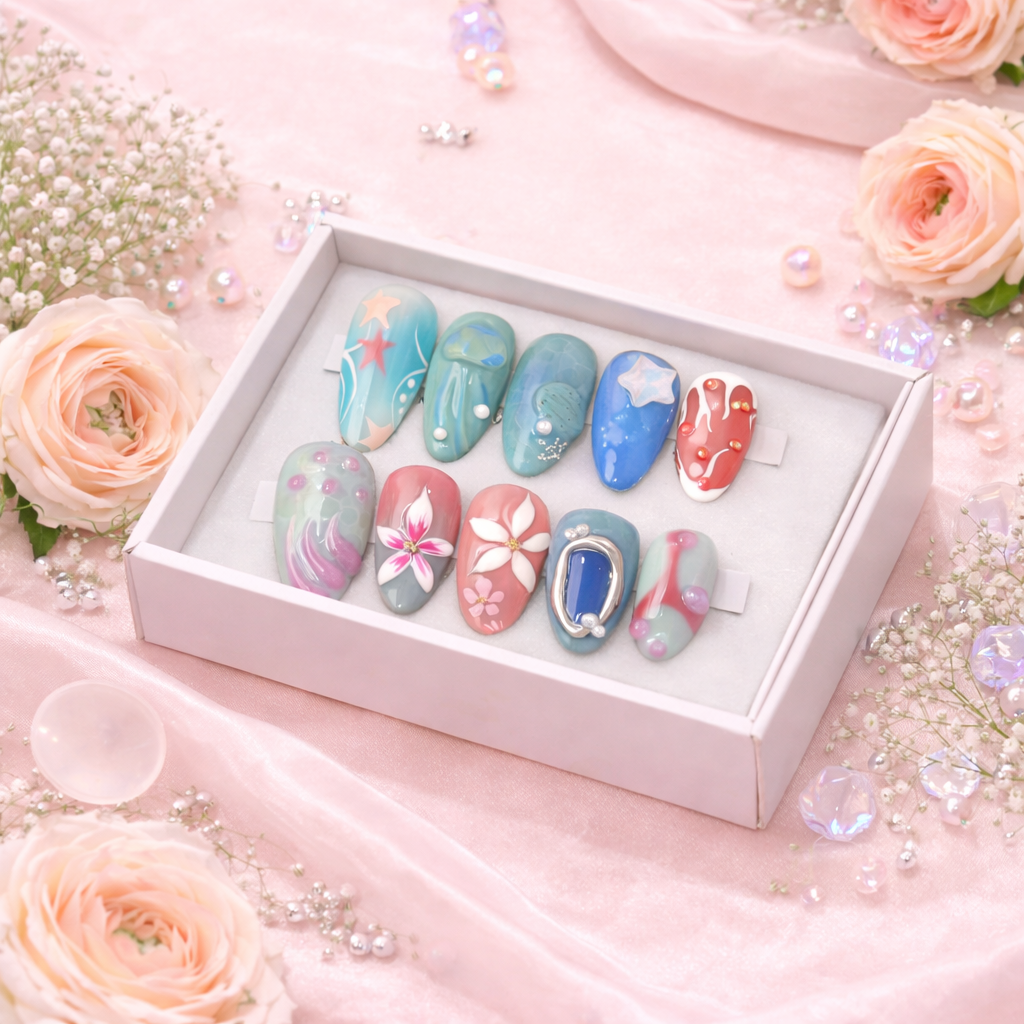 NailoraPress™ Luxury Reusable Press-On Nails