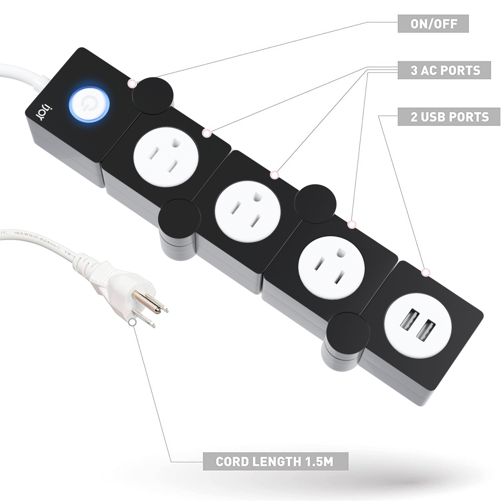 Twyster Outlets and Surge Protector